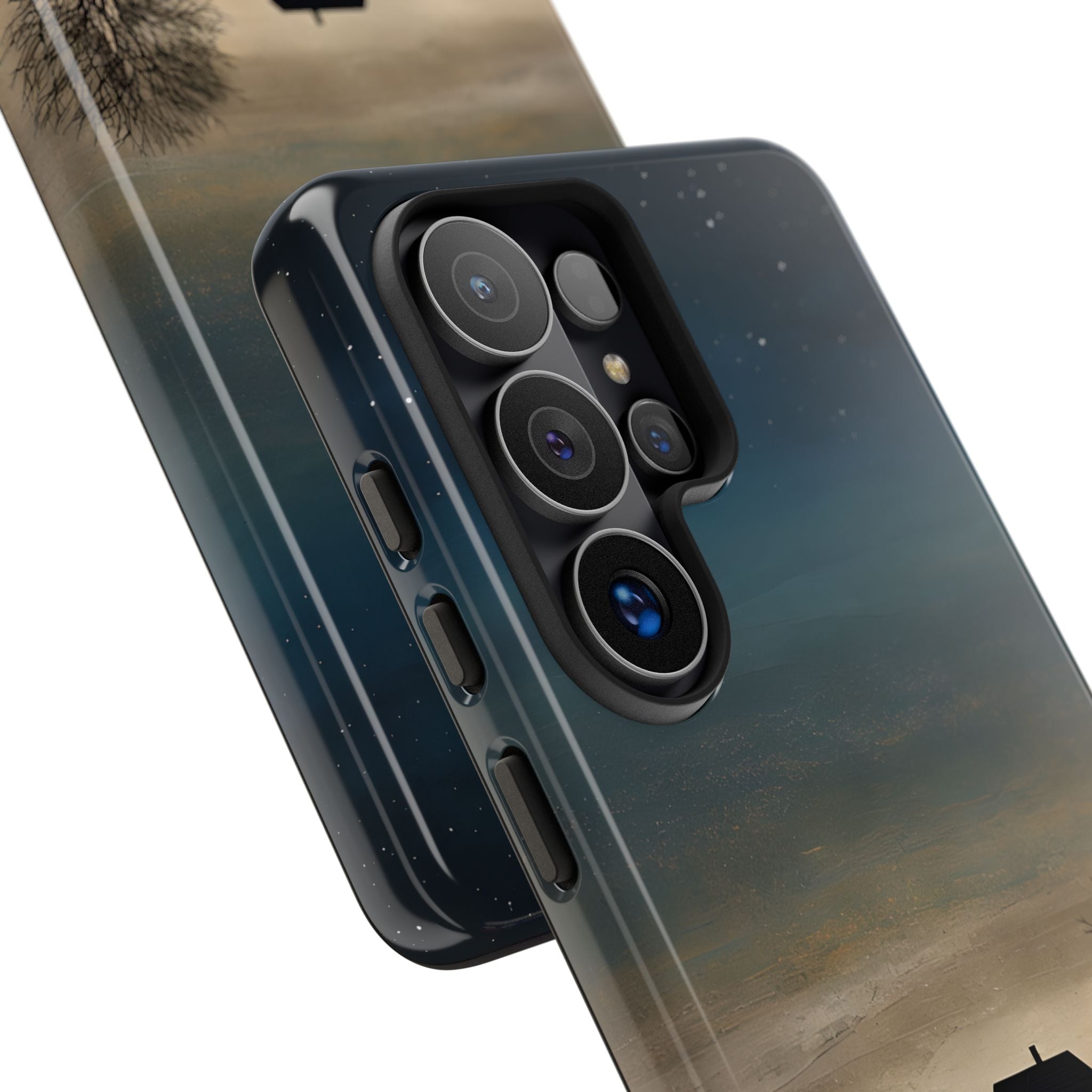 Midnight Cabin Glow · Tough Handyhülle für Samsung