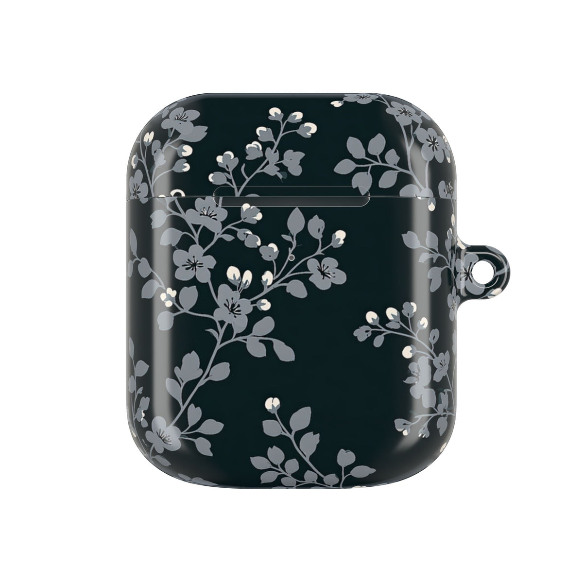 Nocturne Blossom Branch · Hard Case for AirPods & AirPods Pro · Black