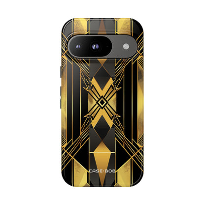 Golden Diamond Radiance Google Pixel 9 Case - Tough