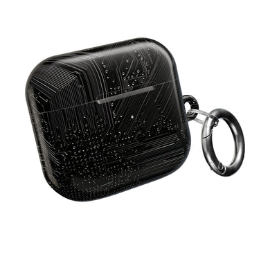 Obsidian Circuitry · Hard Case for AirPods & AirPods Pro · Black