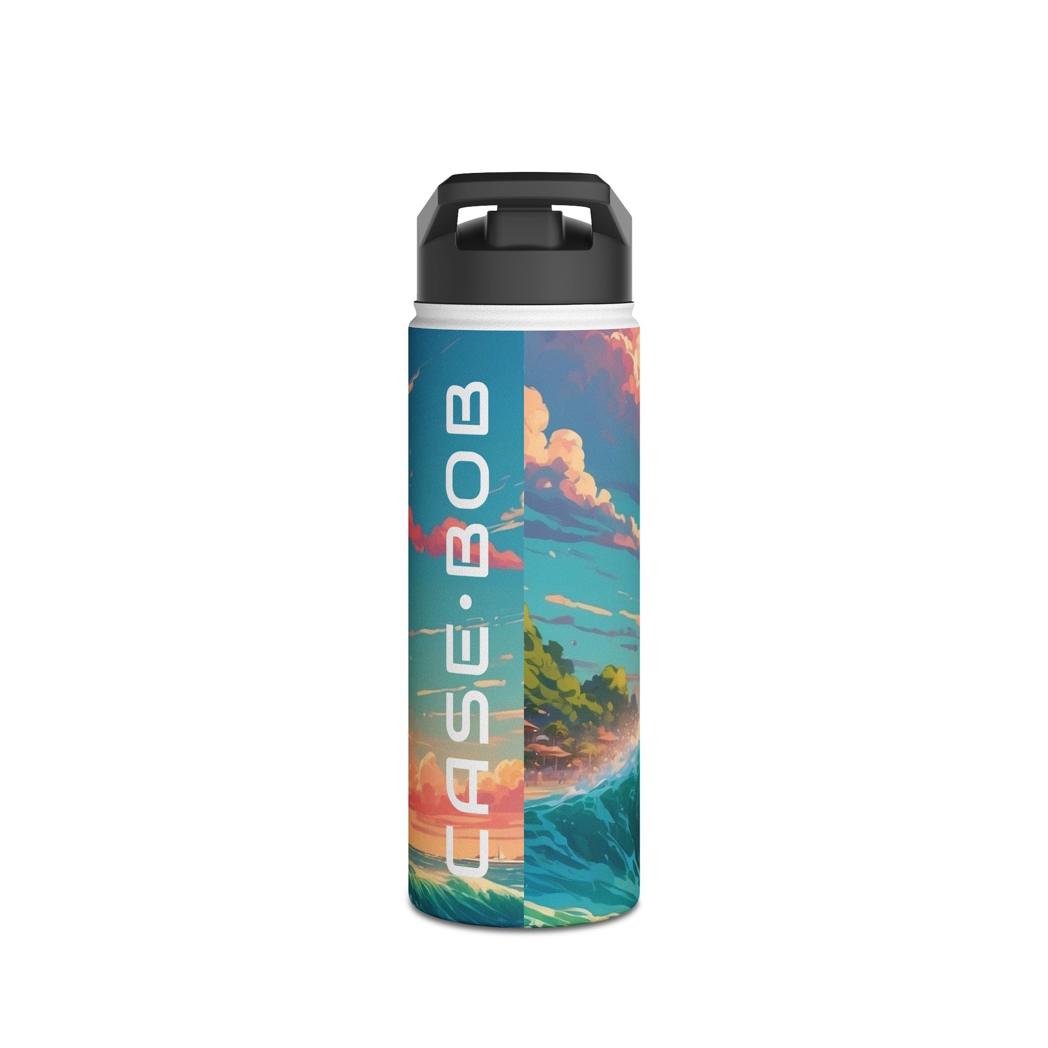 Sunset Wave - Stainless Steel Water Bottle