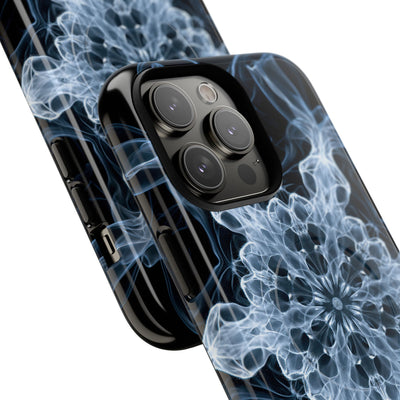 Blue Tough 2.0 Magsafe Phone Case for iPhone - Glacial Smoke Crown