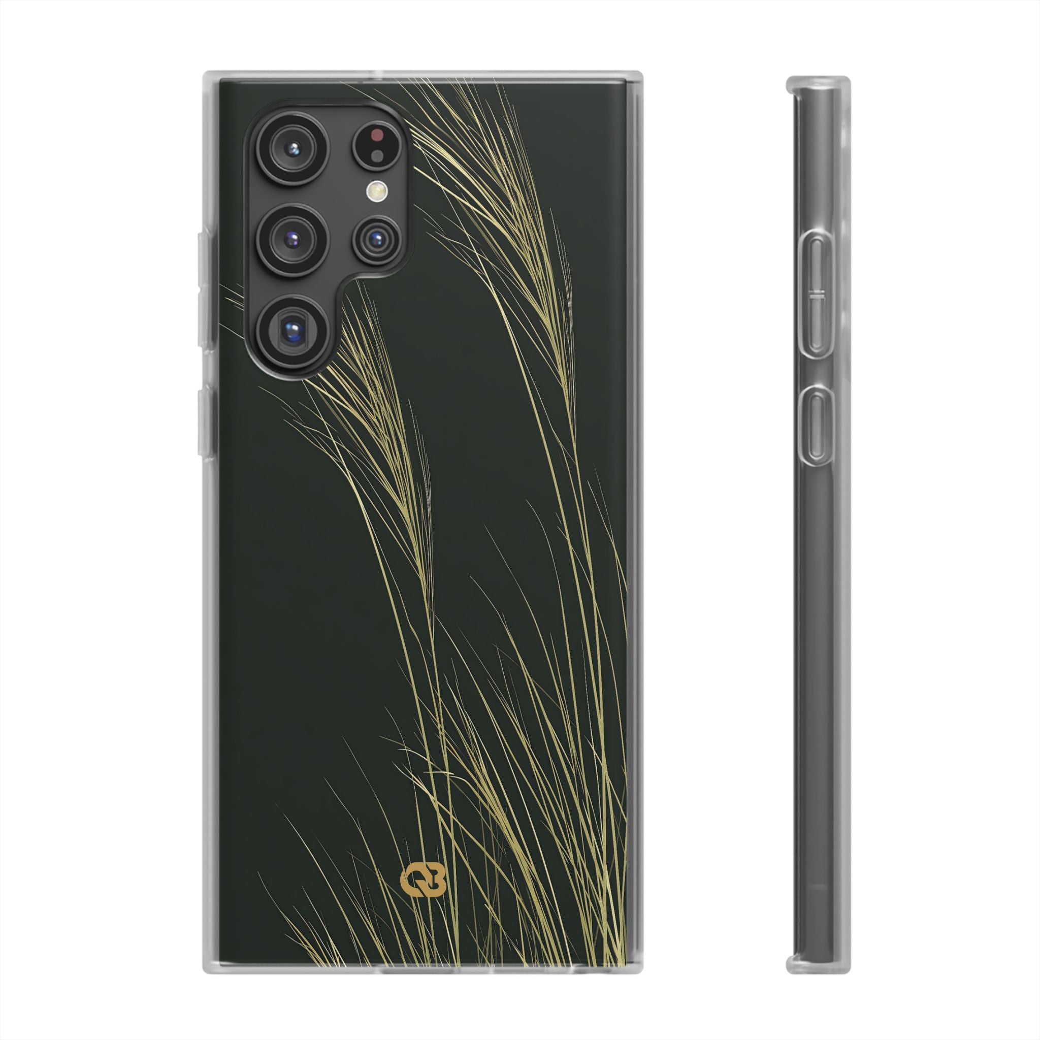 Green Lite Phone Case for Samsung - Midnight Gilded Grass