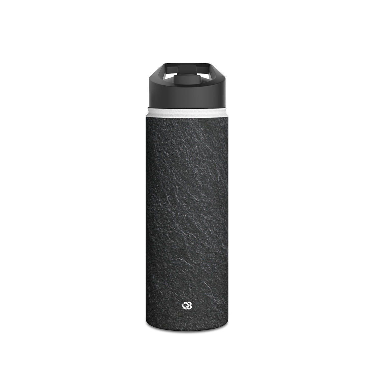 Obsidian Slate · Insulated Water Bottle · Black