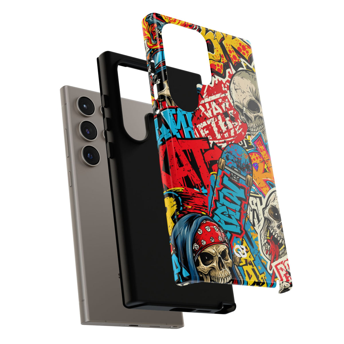 Skate Skull Riot · Tough Phone Case for Samsung · Red