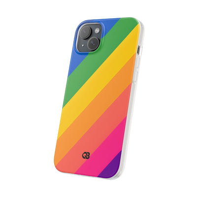 Vibrant Spectrum Slope · Soft Phone Case for iPhone