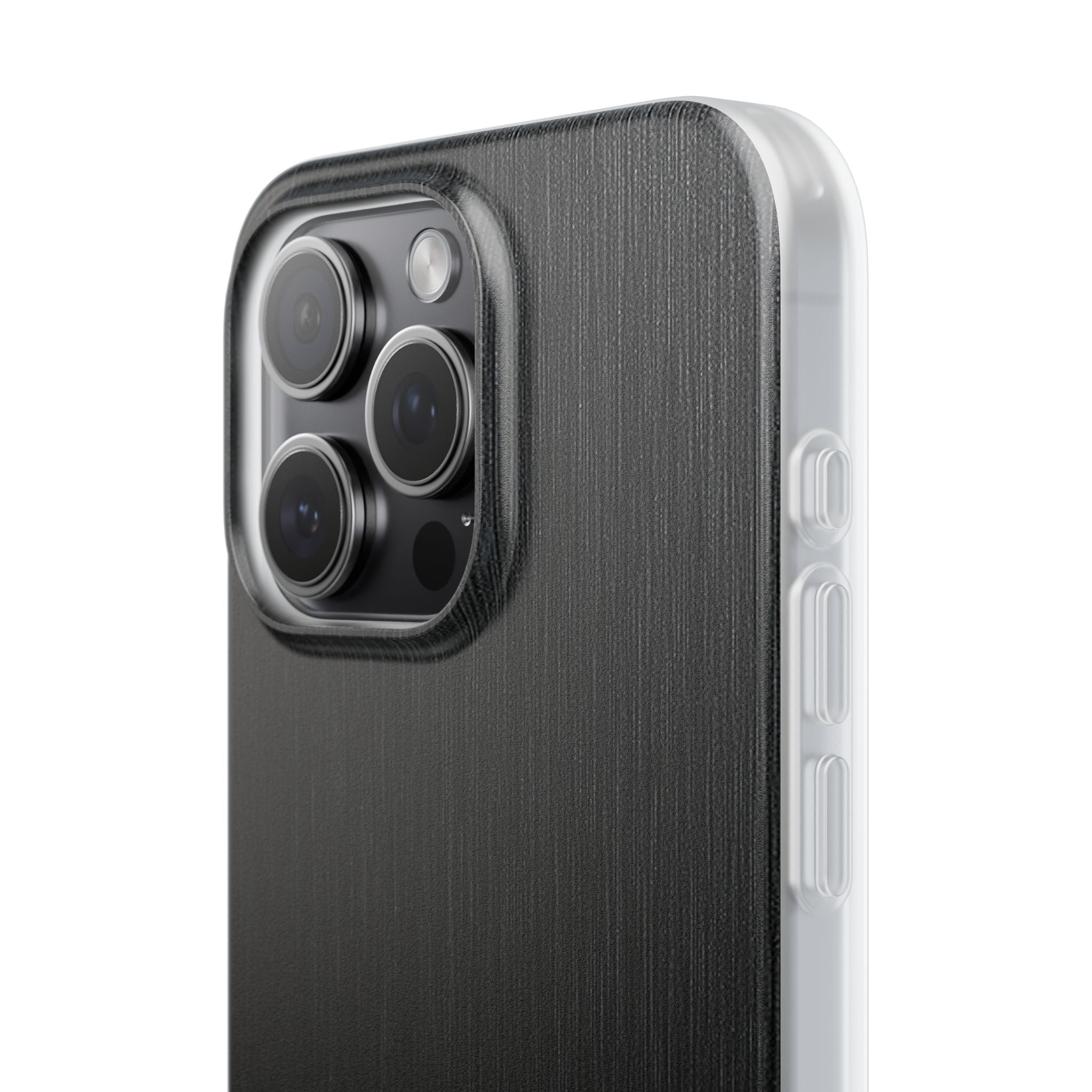 Black Lite Phone Case for iPhone - Brushed Obsidian Slate