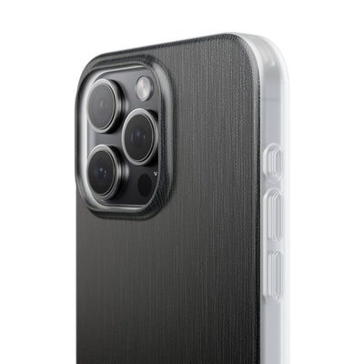 Black Lite Phone Case for iPhone - Brushed Obsidian Slate