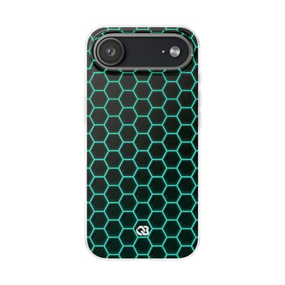 Neon Hex Spectrum · Lite Phone Case for iPhone ·  Teal