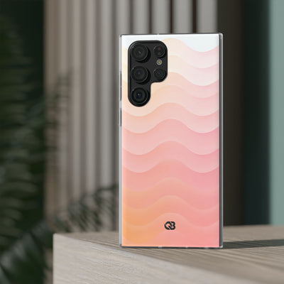 Blush Horizon Waves · Lite Phone Case for Samsung · Pink