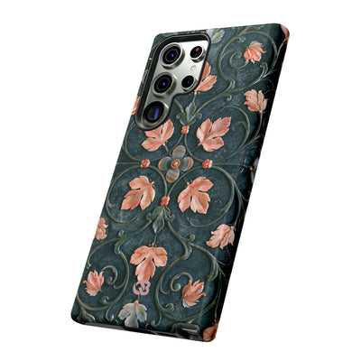 Florentine Rose Arabesque · Tough Phone Case for Samsung · Green