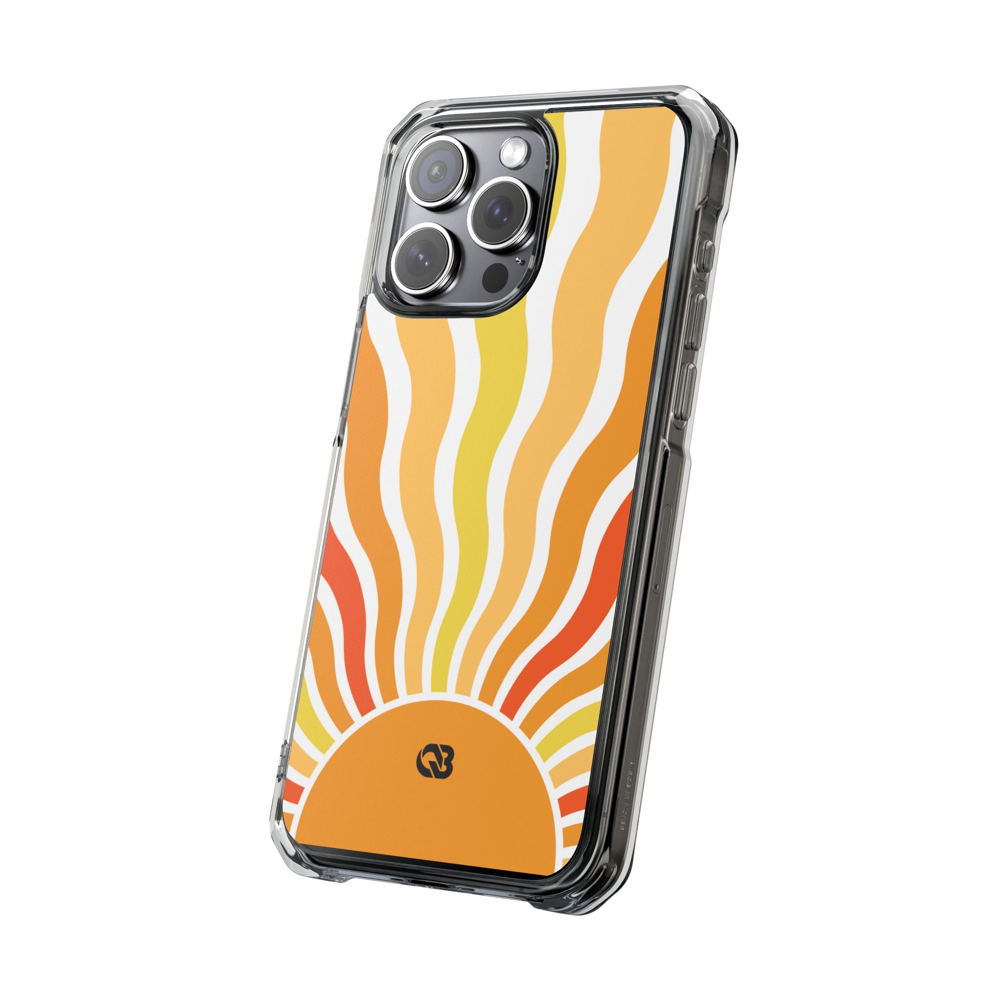 Amber Solar Waves · Impact Phone Case for iPhone · Magsafe