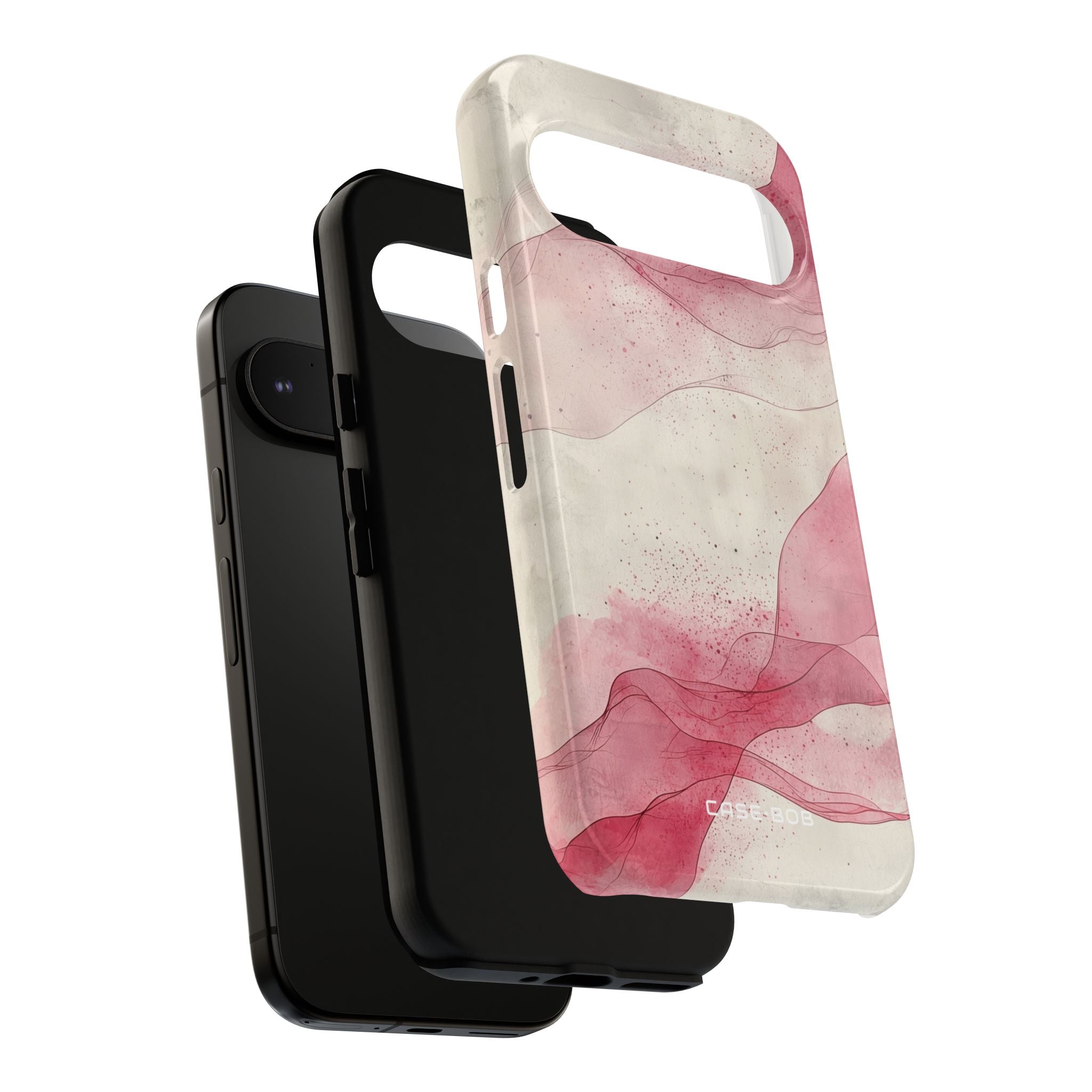 Crimson Waves Google Pixel 9 Pro Case - Tough