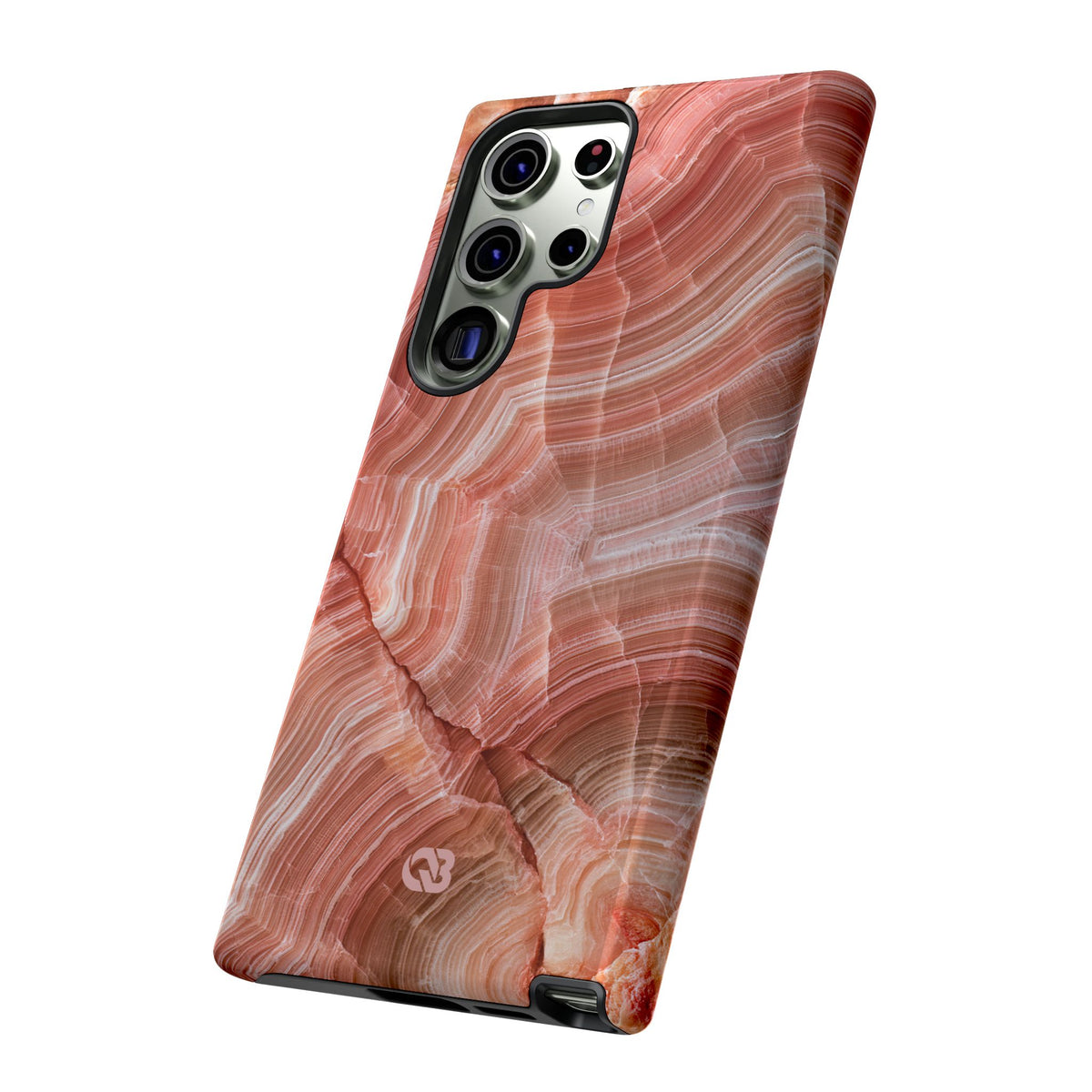 Blushing Rose Strata · Tough Phone Case for Samsung · Pink