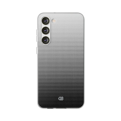 Black Lite Phone Case for Samsung - Obsidian Halftone Flux