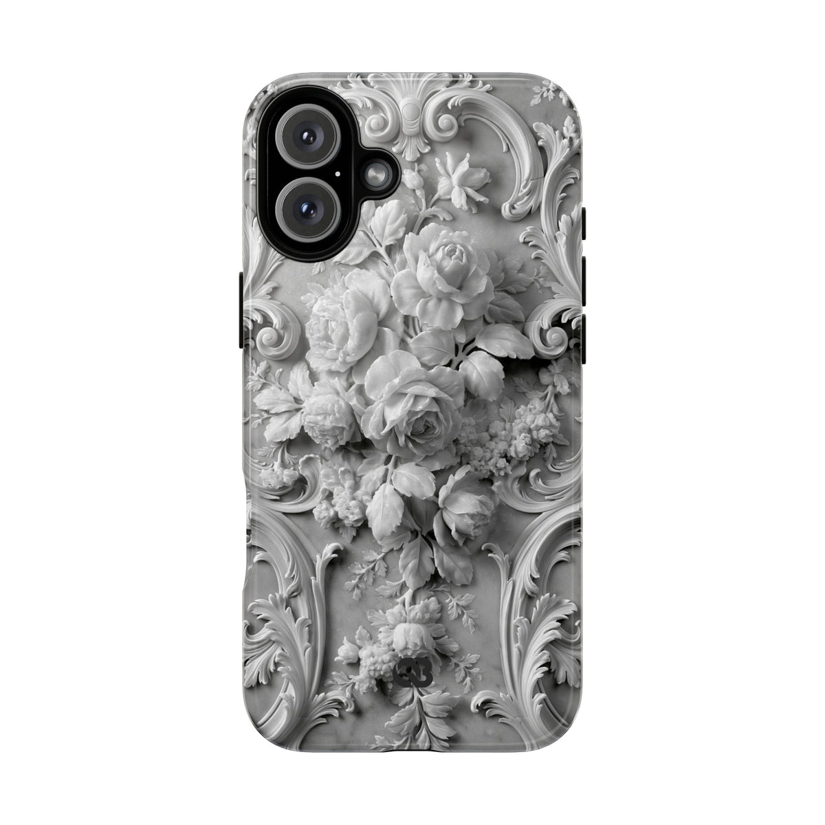 Rococo Marble Rose · Tough Phone Case for iPhone · White