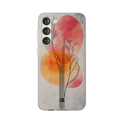 Crimson Bloom Lineage · Soft Phone Case for Samsung