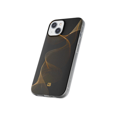 Gold Lite Phone Case for iPhone - Burnished Bronze Helix