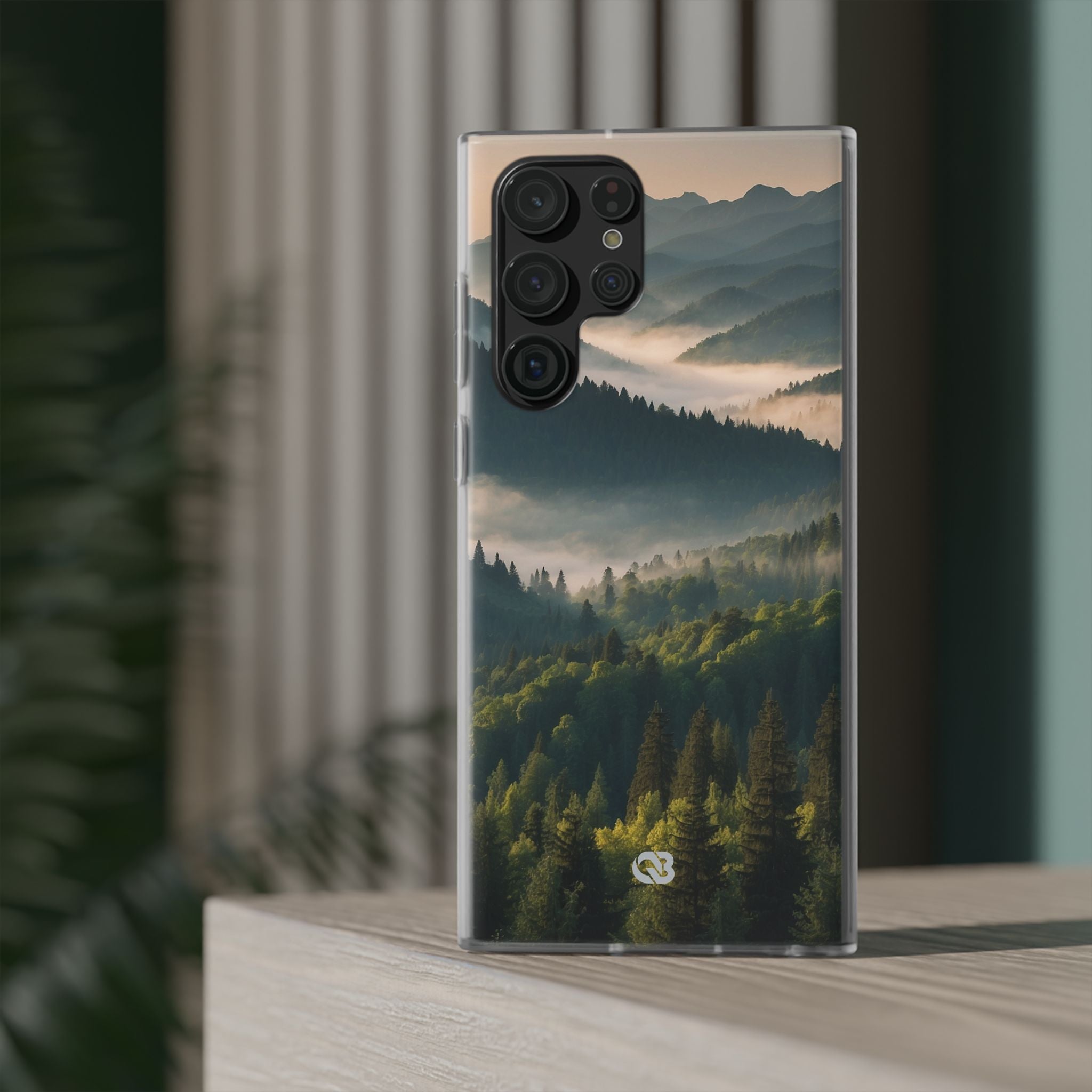 Foggy Mountain Ridge · Soft Phone Case for Samsung