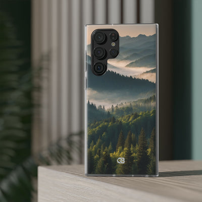 Foggy Mountain Ridge · Soft Phone Case for Samsung