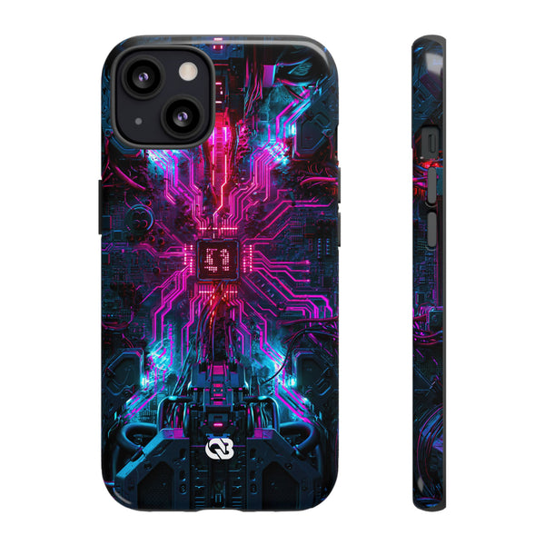 Neural Circuit Core · Tough Phone Case for iPhone · Black