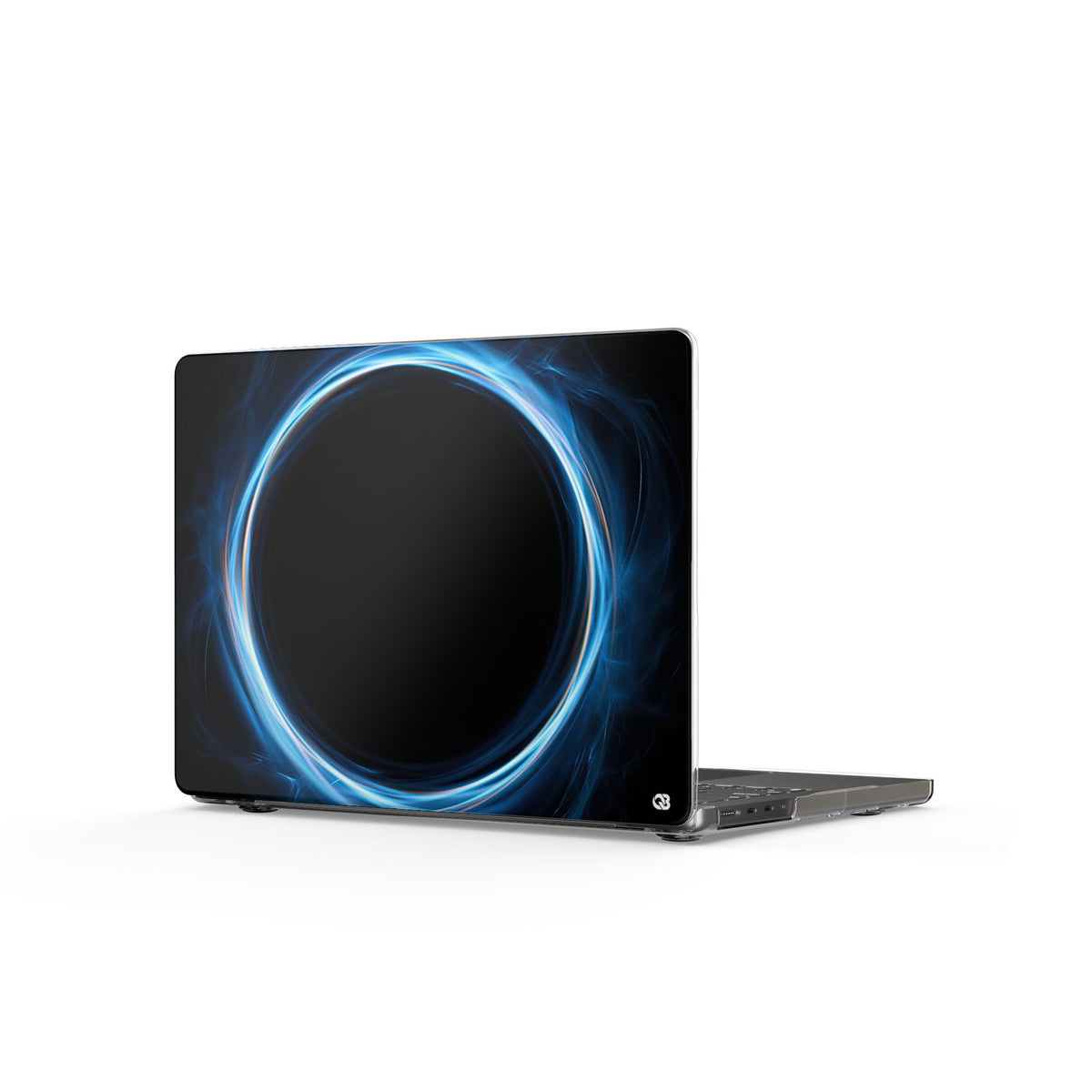 Luminous Corona · Clear Hard Case for MacBook · Blue