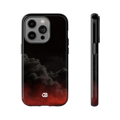 Crimson Fog Void · Tough Phone Case for iPhone · Black