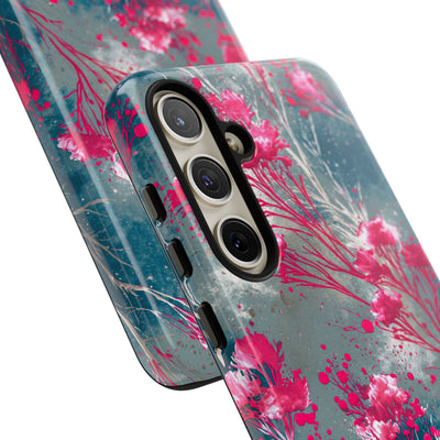 Cyber Blossom · Tough Phone Case for Samsung · Teal