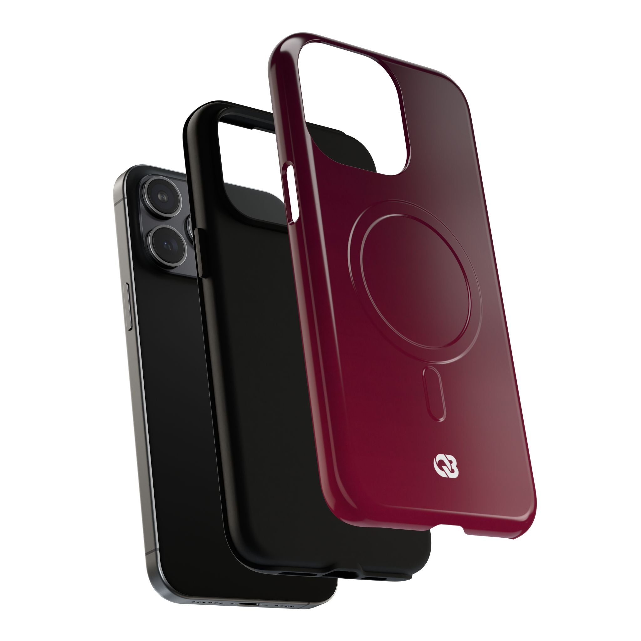 Red Tough 2.0 Magsafe Phone Case for iPhone - Deep Sangria Gradient