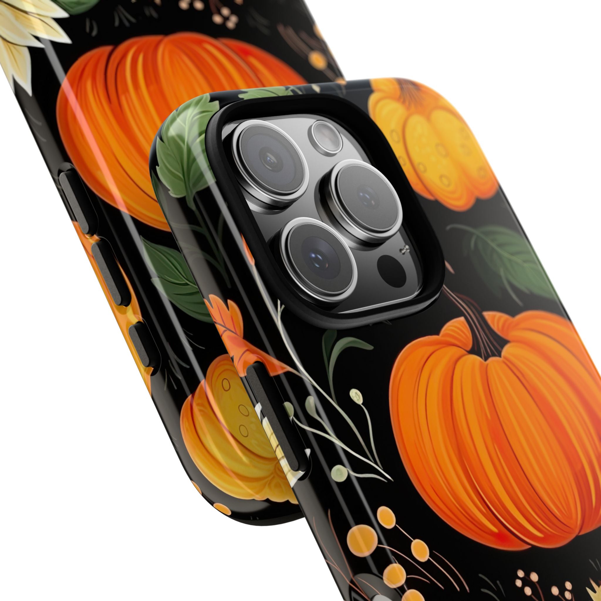 Pumpkin Glow iPhone 16 Pro Case - Tough