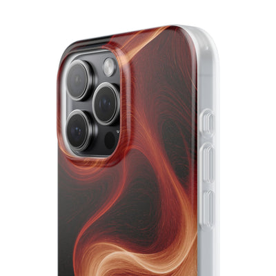 Solar Ember Flow · Lite Phone Case for iPhone ·  Orange