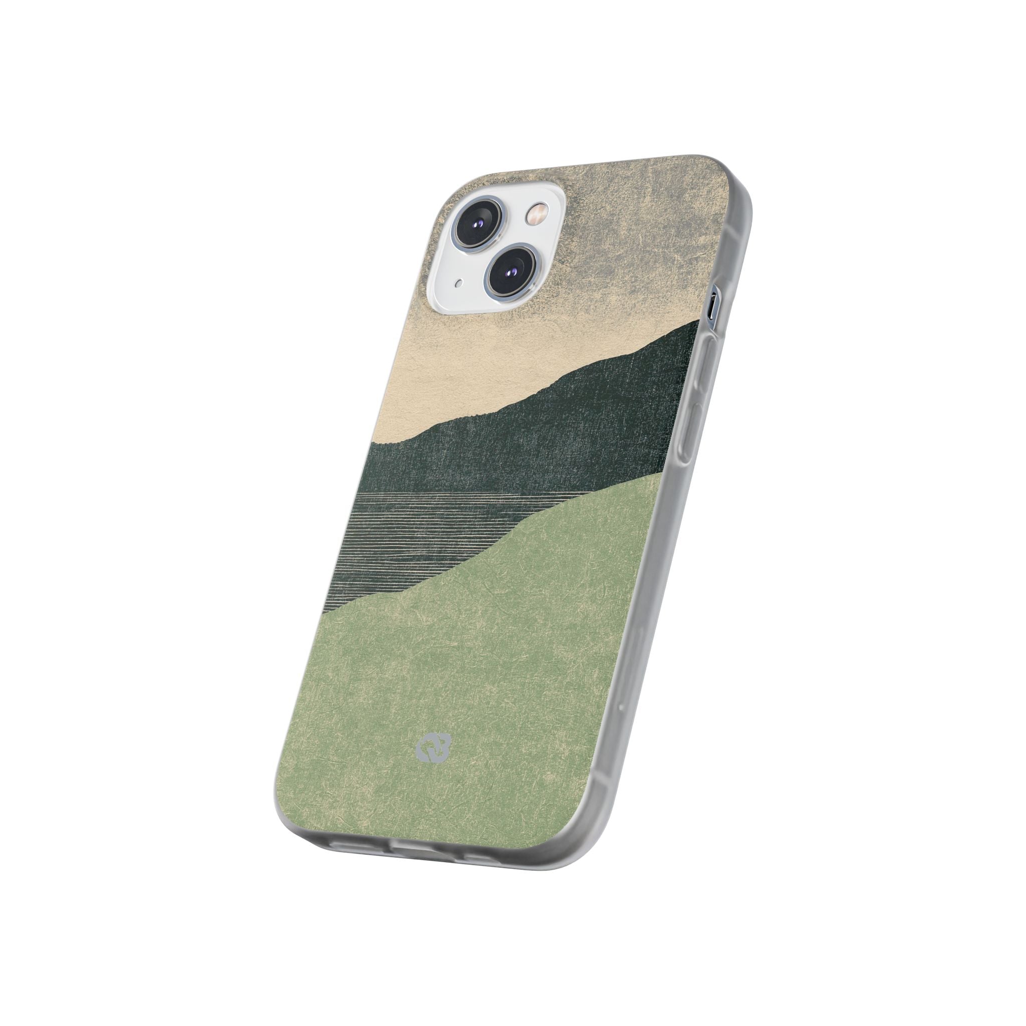 Green Lite Phone Case for iPhone - Moss Ridge Grain