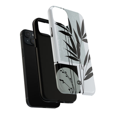Grey Tough 2.0 Magsafe Phone Case for iPhone - Sage Bamboo Noir