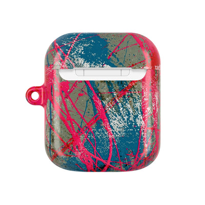 Neon Static Drip · Hard Case for AirPods & AirPods Pro · Pink