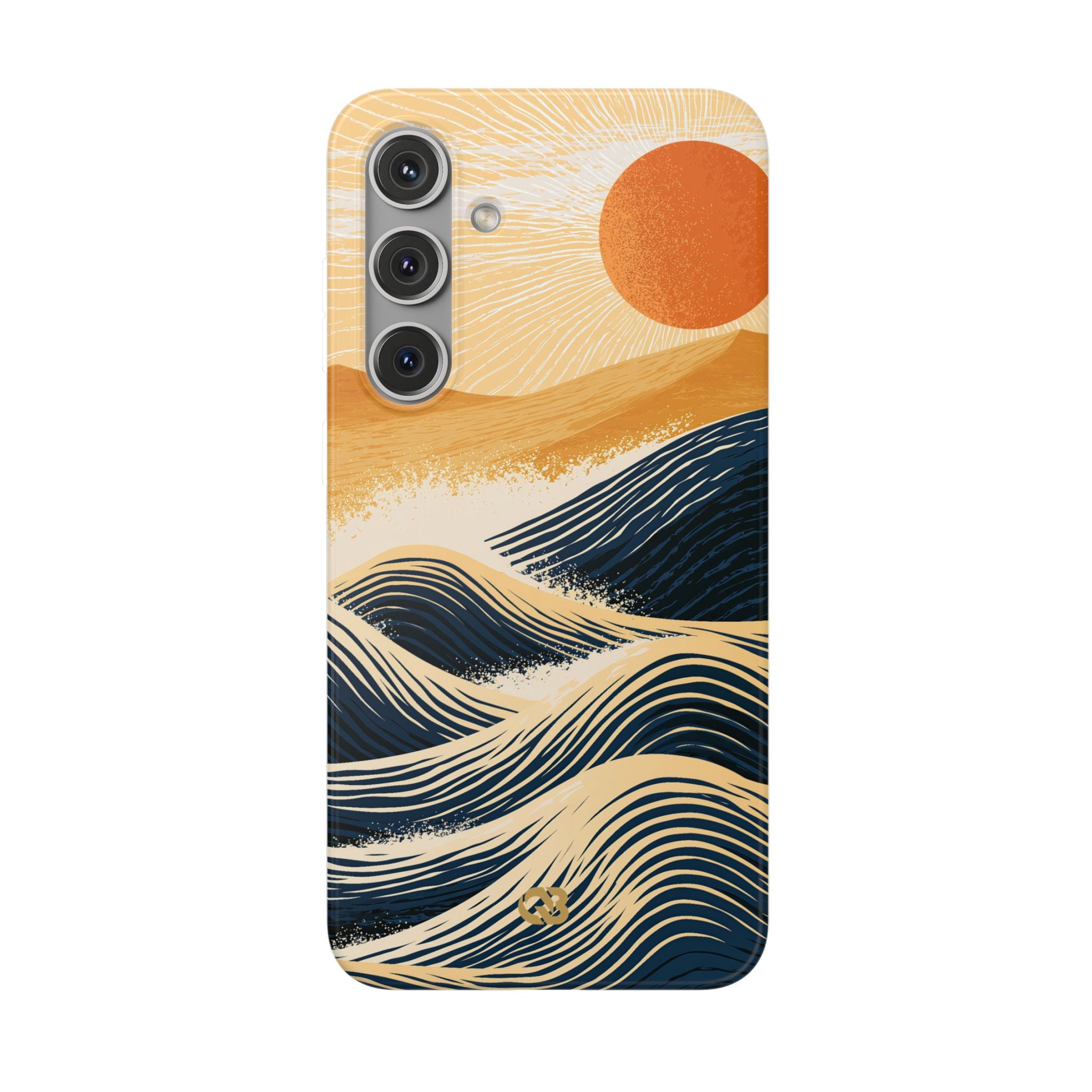 Blue Lite Phone Case for Samsung - Kyoto Cresting Tide