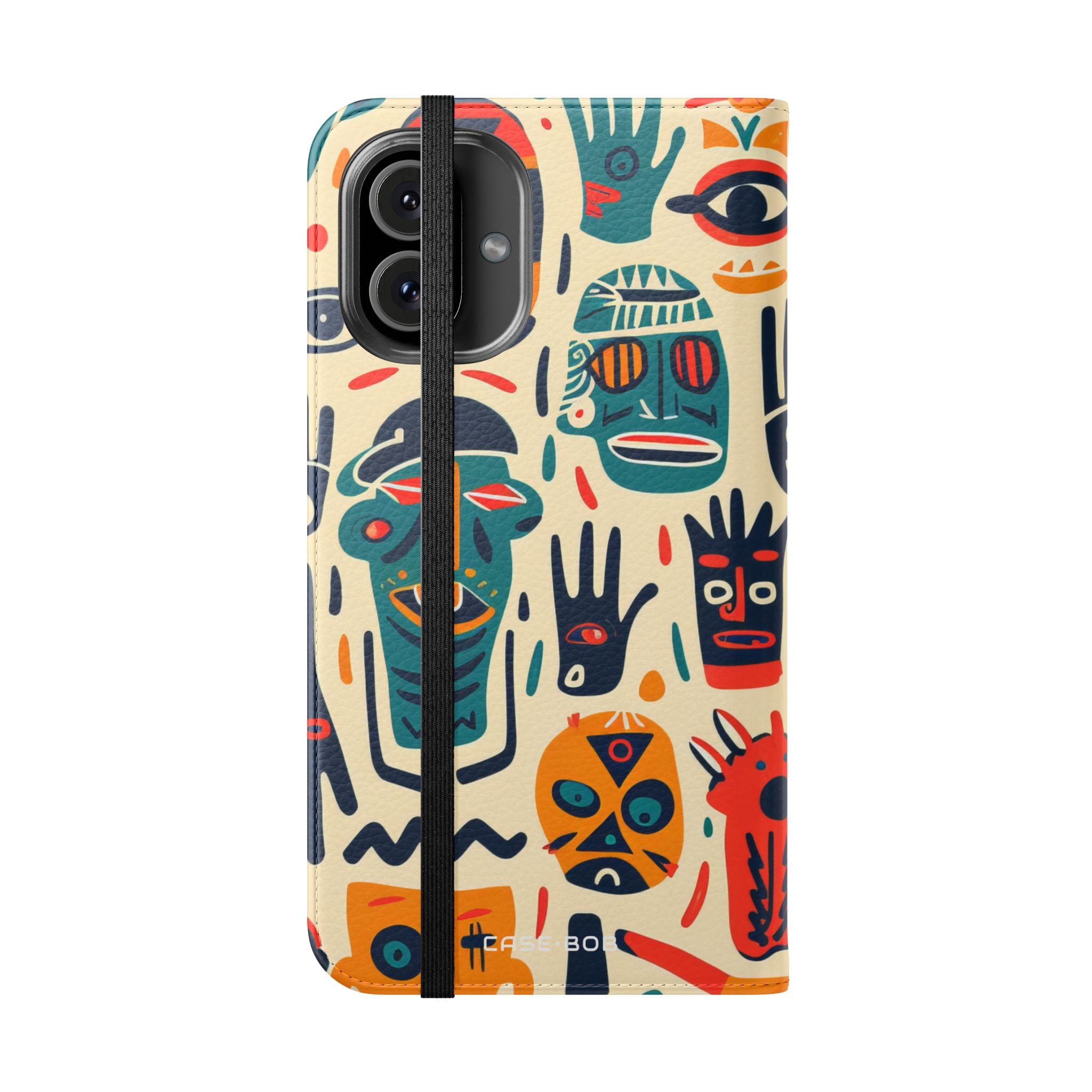 Tribal Faces - iPhone 16 Plus Cover - Pung