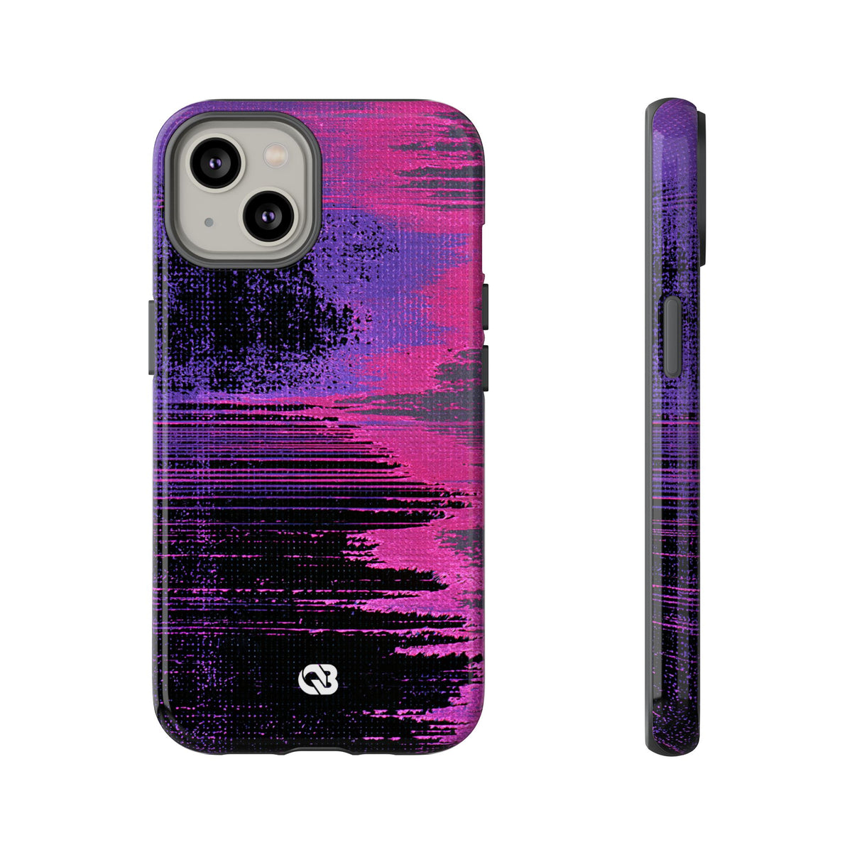 Neon Signal Shift · Tough Phone Case for iPhone · Purple