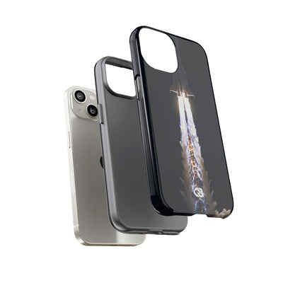 Obsidian Rocket Ascent · Tough Phone Case for iPhone