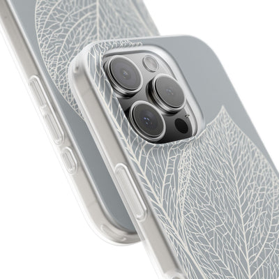 Grey Lite Phone Case for iPhone - Frosted Ash Veins