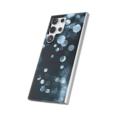 Black Lite Phone Case for Samsung - Silver Orbit Glow