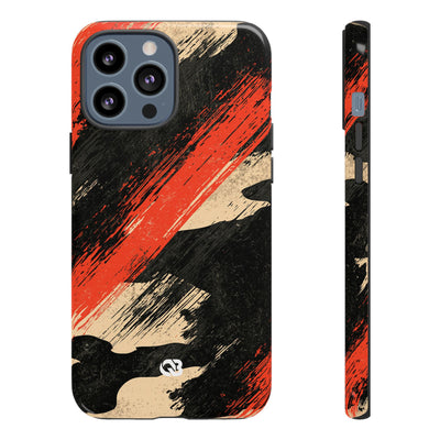 Urban Slash Camo · Tough Phone Case for iPhone · Black