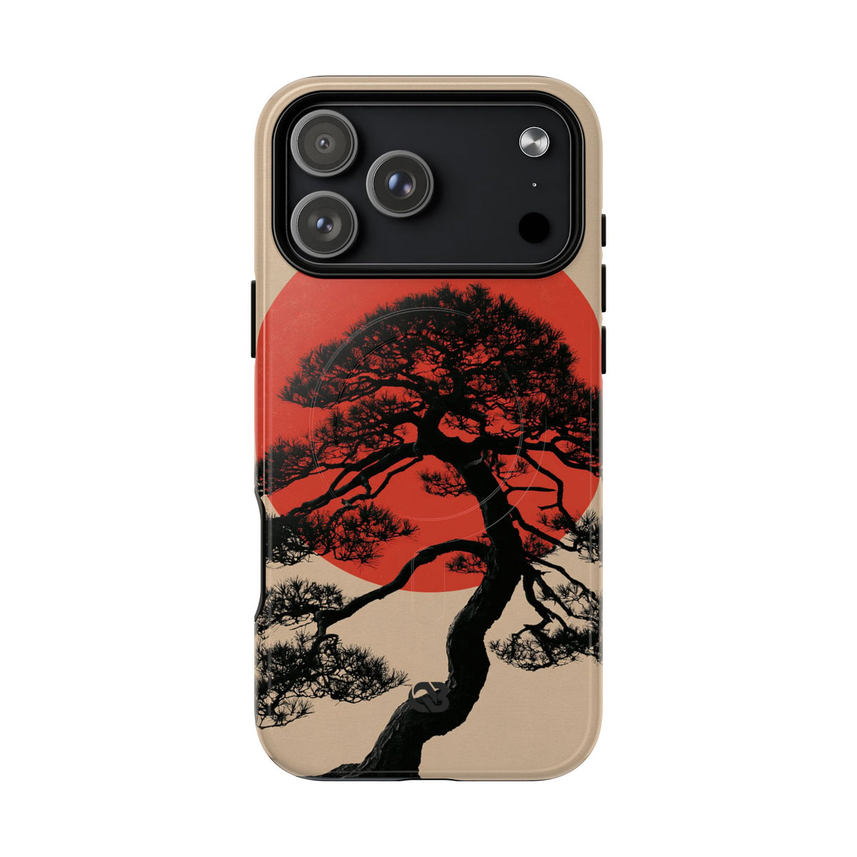 Crimson Pine Solitude · Tough 2.0 Magnetic Phone Case for iPhone · Beige