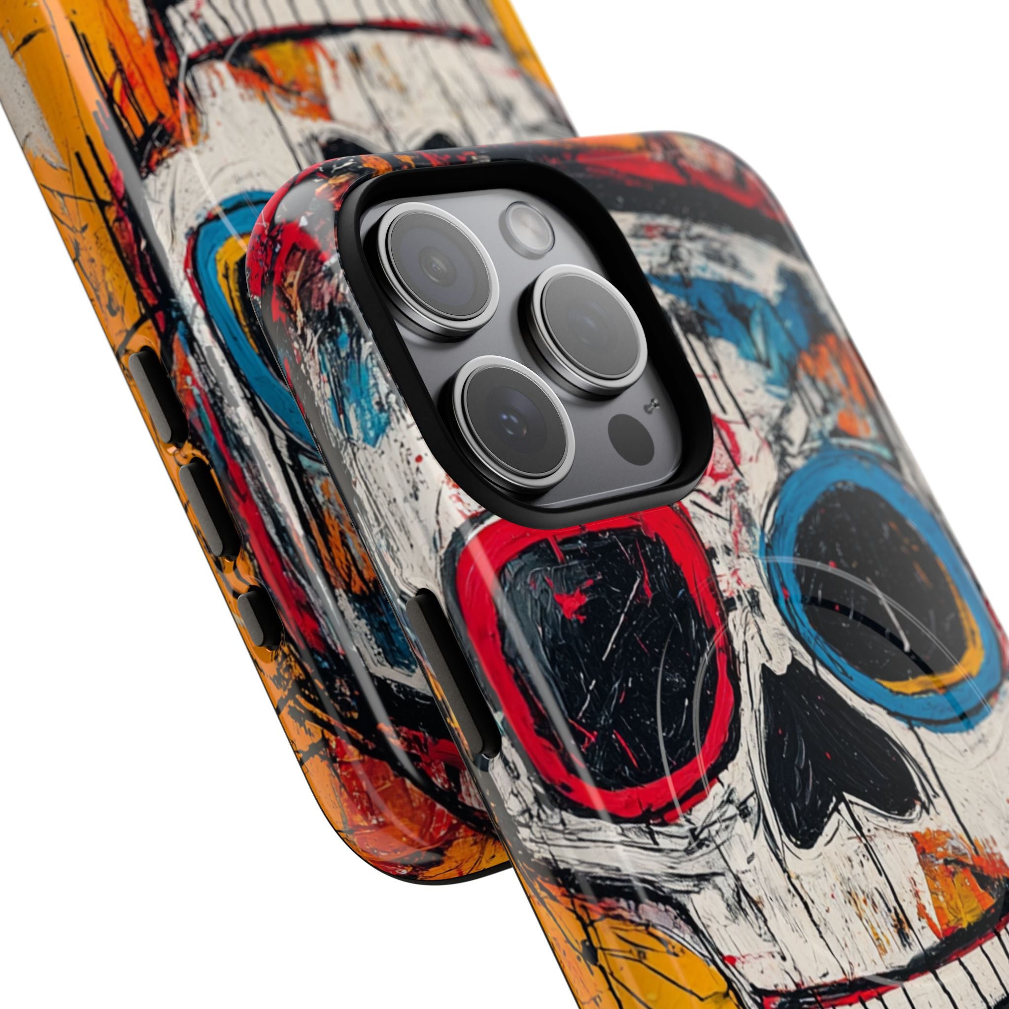 Vivid Graffiti Skull · Tough+ Handyhülle für iPhone · Magsafe