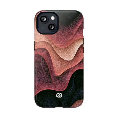 Rose Contour Waves · Tough 2.0 Magnetic Phone Case for iPhone · Pink