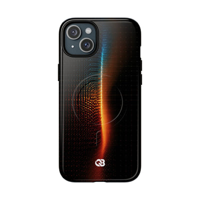 Luminous Refraction Grid · Tough 2.0 Magnetic Phone Case for iPhone · Black