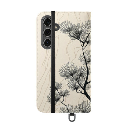 Spiky Tree Sunset - Samsung S24 Plus Case - Wallet