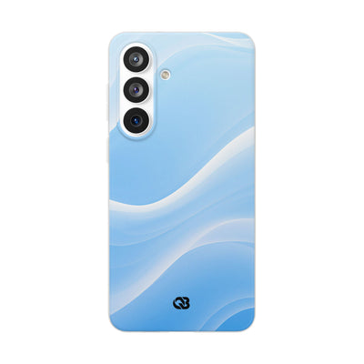 Blue Lite Phone Case for Samsung - Glacial Blue Silk