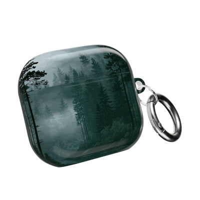 Misty Pine Reflections · Hard Case for AirPods & AirPods Pro · Green