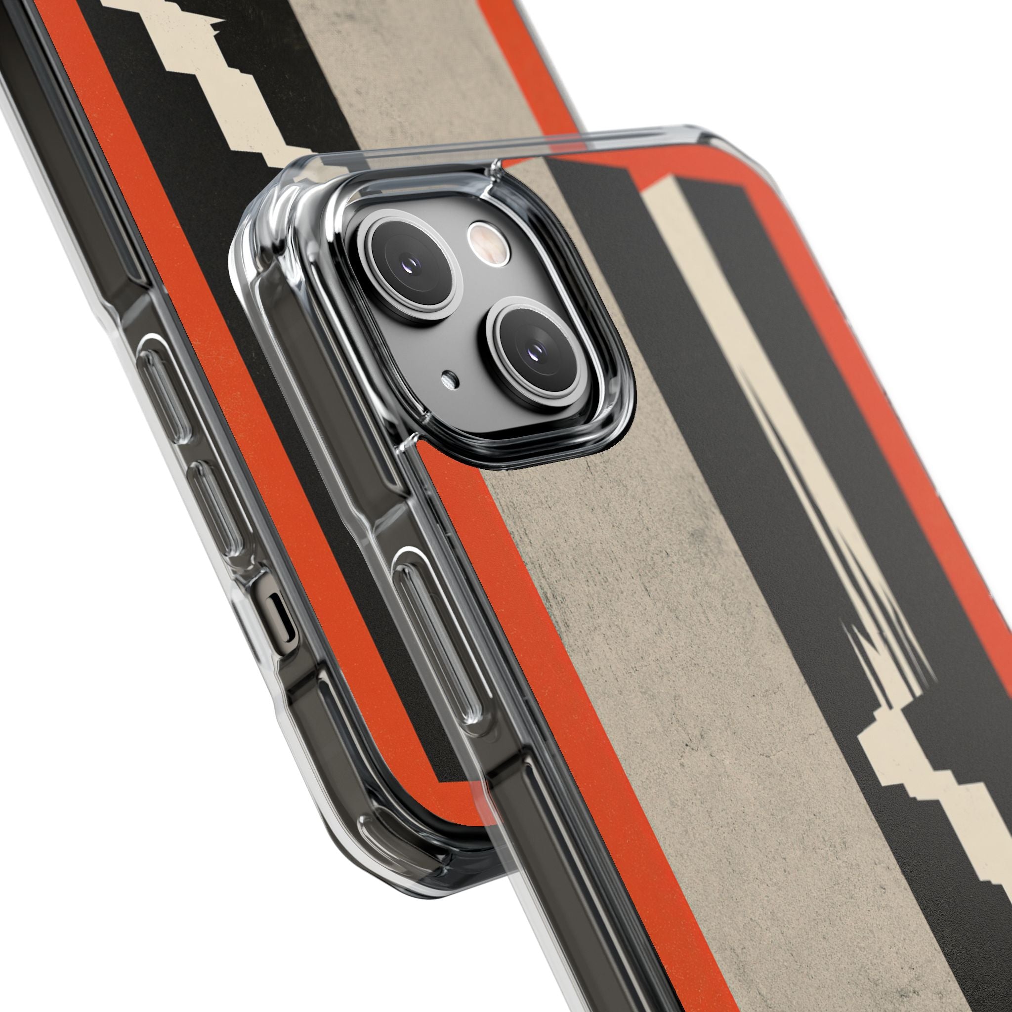 Orange Impact MagSafe Phone Case for iPhone - Orange Monolith Rift