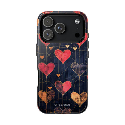 Golden Hearts Network iPhone 17 Pro Case - Tough+ - CASE•BOB